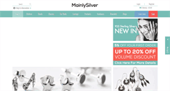 Desktop Screenshot of mainlysilver.co.uk