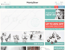 Tablet Screenshot of mainlysilver.co.uk